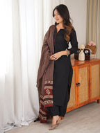 Rayon Kurti Pant Dupatta Set 7