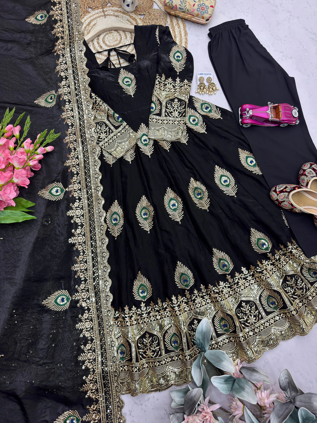 Heavy Fandy Silk Gown 3