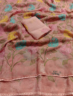 Chiffon Embroidered Saree 7