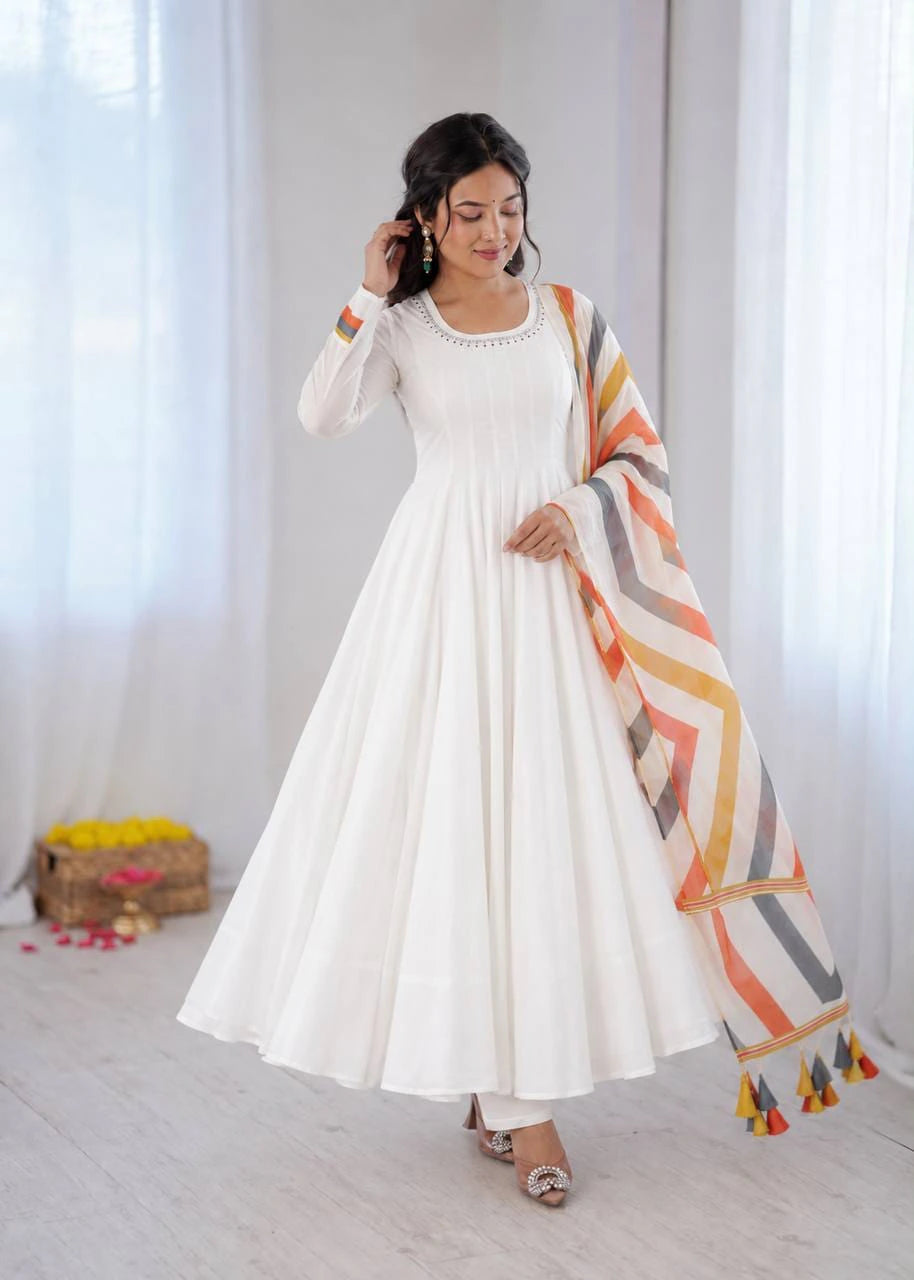 Mal Cotton Anarkali Set 5