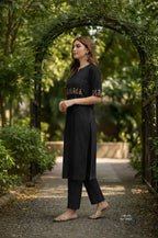 Cotton Embroidered Kurta set 7