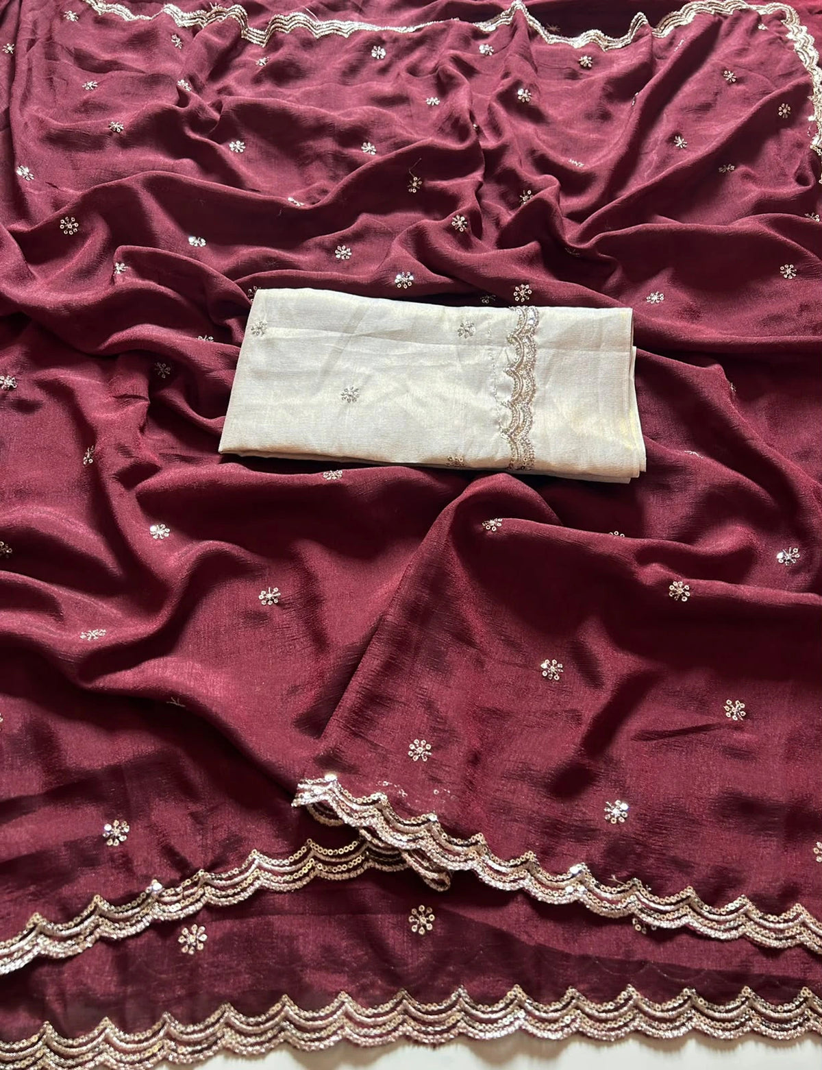 Vichitra Silk Saree 4