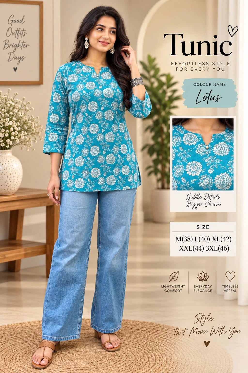 Cotton Printed Kurti 1
