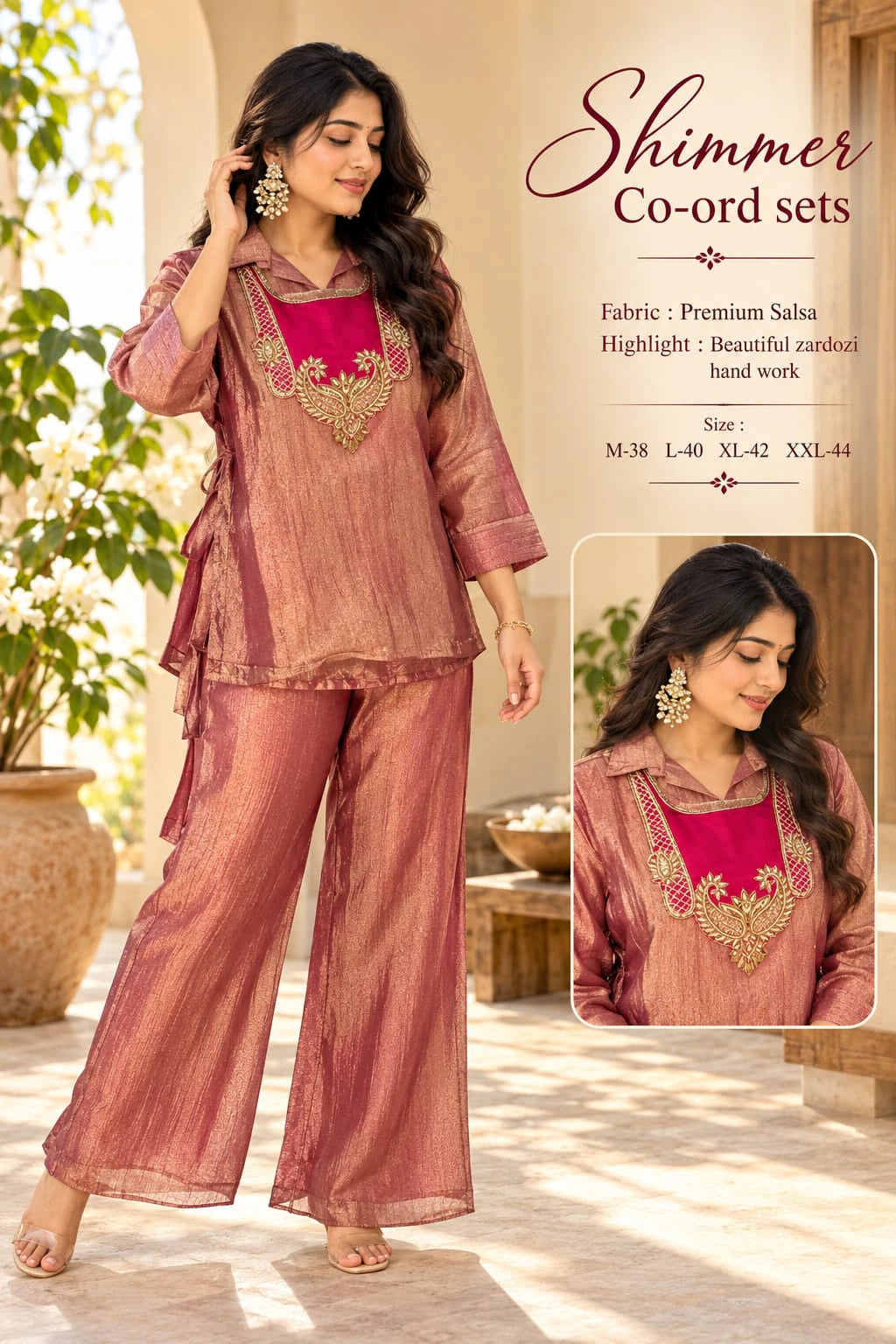 Crush Tissue Co-ord Set 3