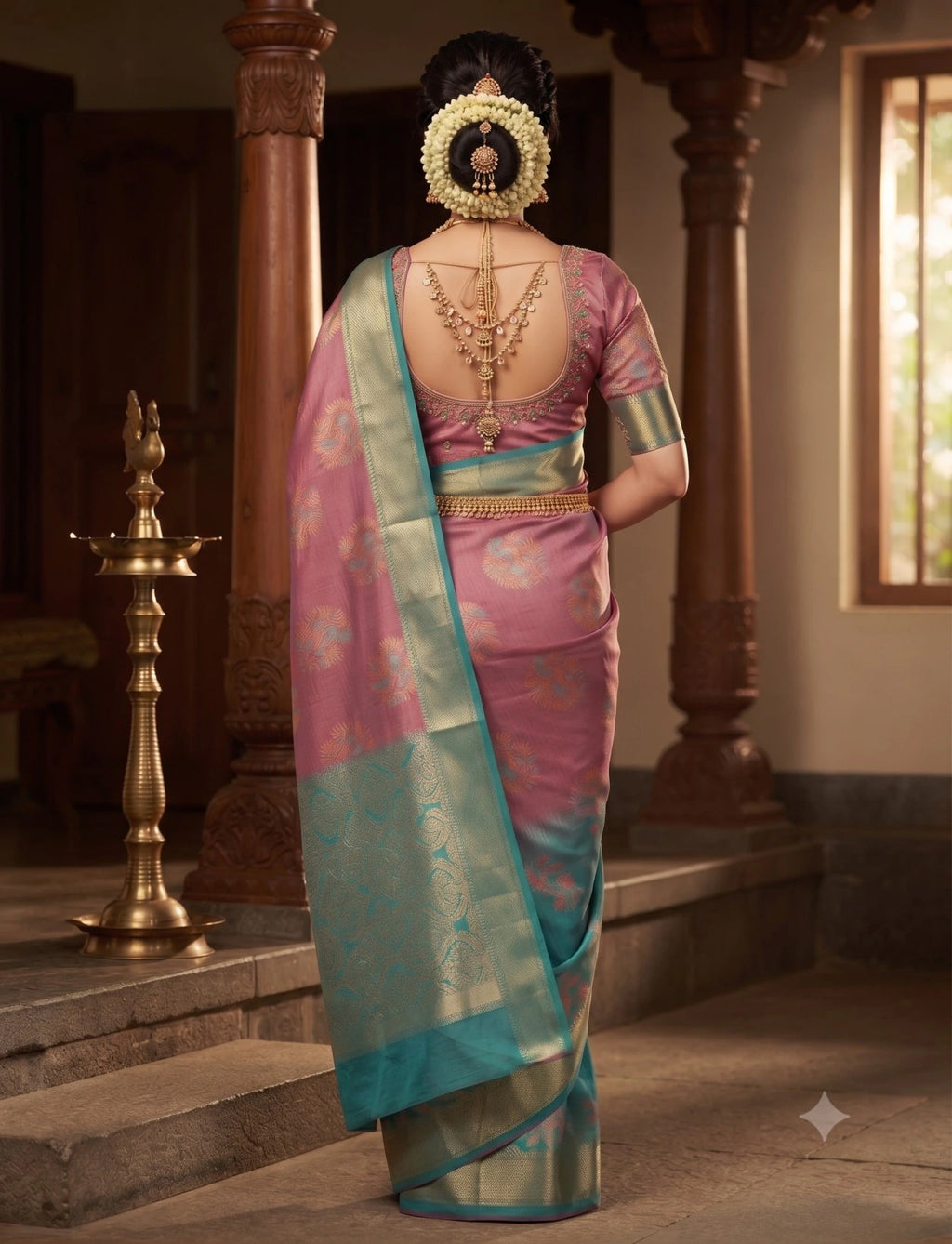 DIE SAREES  WITH BLOUSE 6