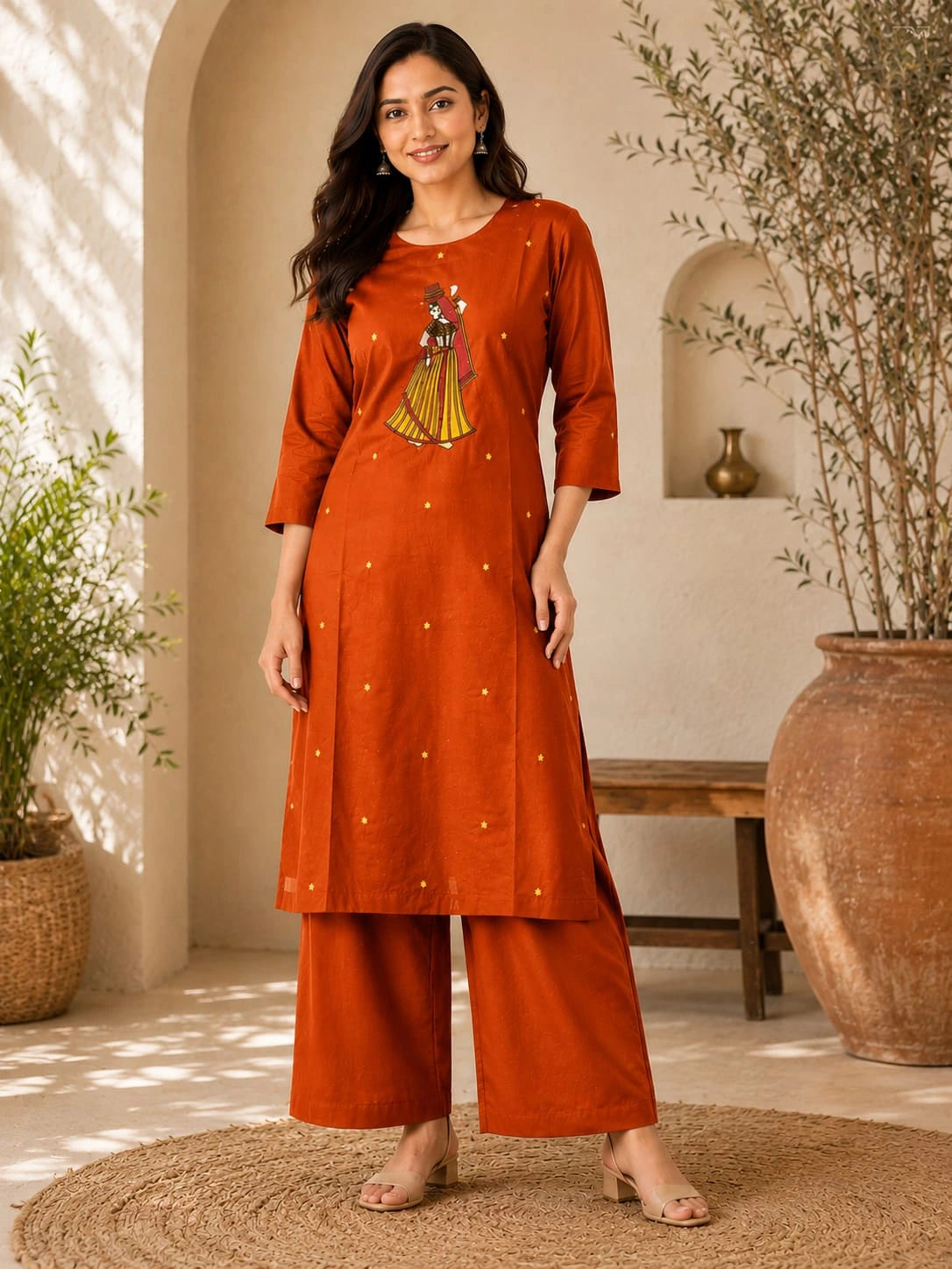 Dabu Cotton 2-Piece Co-ord Set - Premium 2