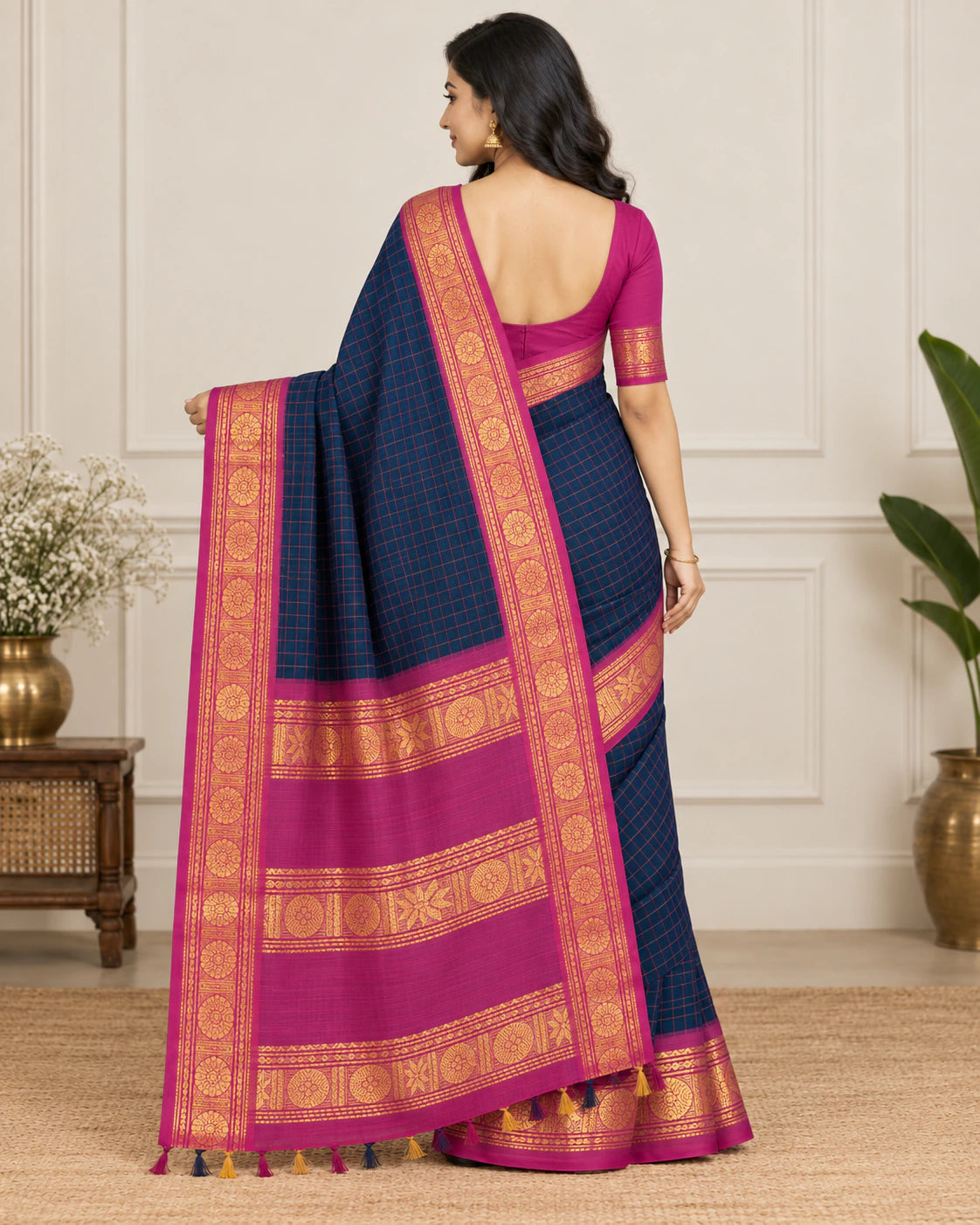 GANGA JAMUNA COTTON WITH BLOUSE 8