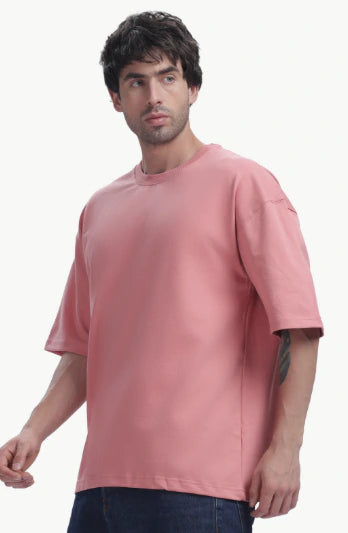 Oversized French Terry Cotton T-Shirt 4