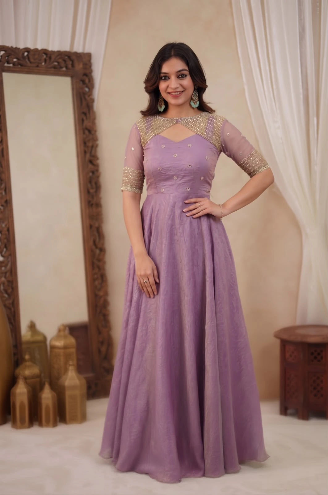 Doremon Crush Gown with Dupatta 2