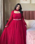 Fox Georgette Anarkali Gown 8