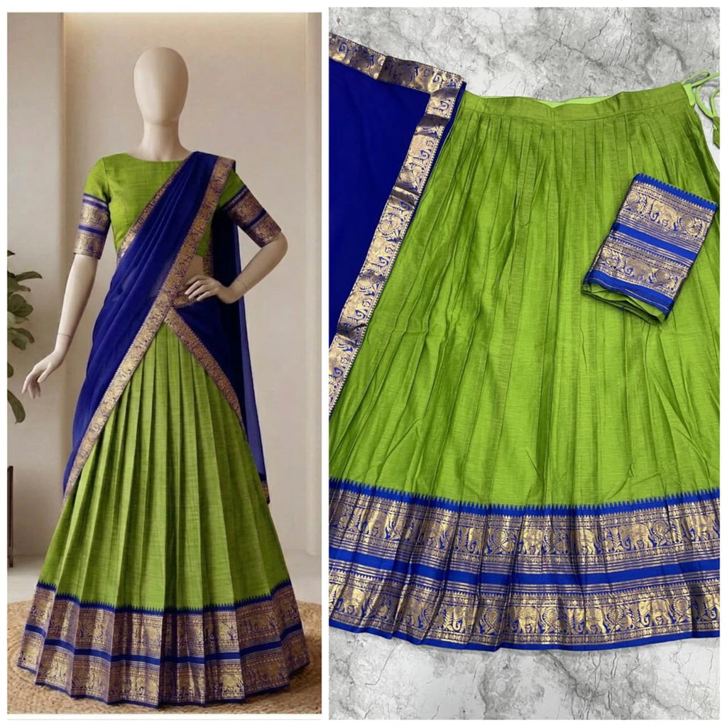 Kanci Cotton Silk Lehenga Set 8