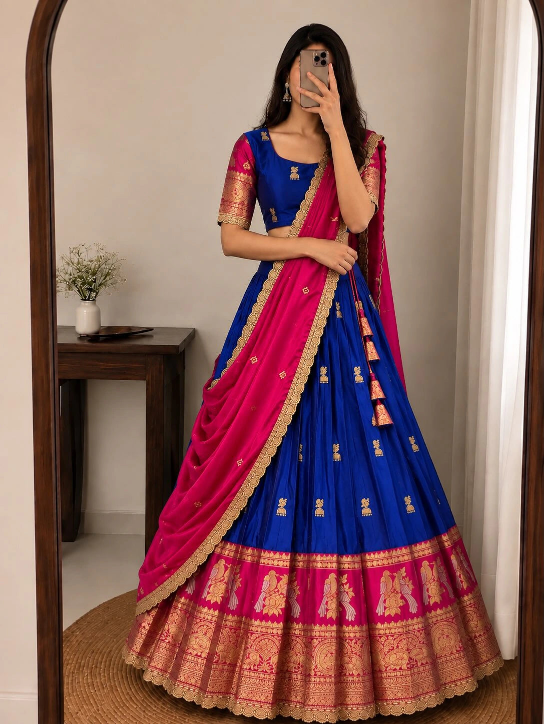 Kanjiveram Silk Lehenga Set 10