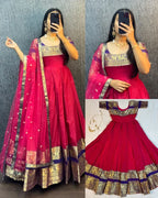😍😍Traditional Ethnic Gown Set with Dupatta😍😍 6