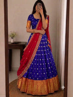 Kanjivaram Silk Lehenga Set 5