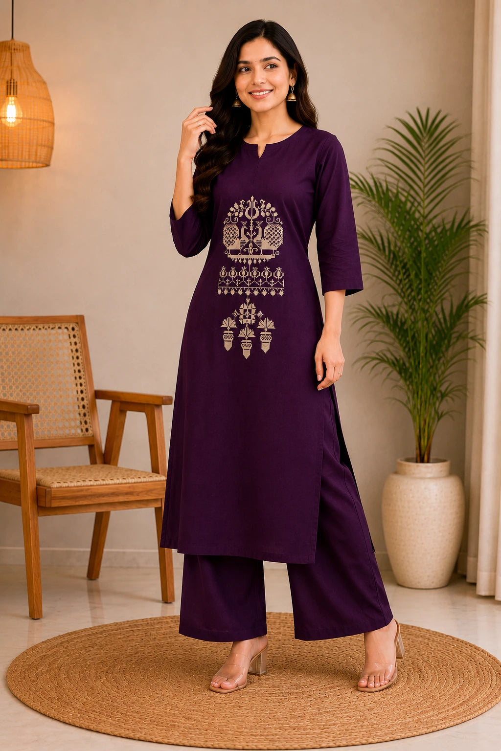 Women's Cotton Kurti Set 2