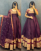 😍😍Traditional Ethnic Gown Set with Dupatta😍😍 1