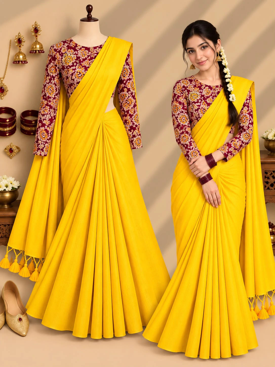 Viral Handloom Khadi Cotton Saree 6