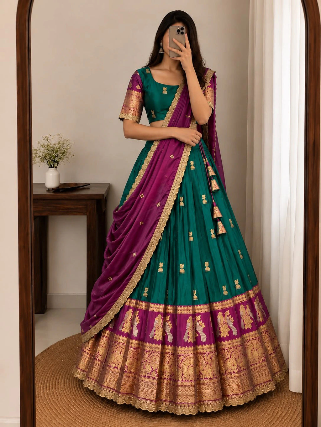 Kanjiveram Silk Lehenga Set 1