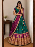 Kanjiveram Silk Lehenga Set 1