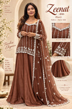 Silk Satin Lehenga Set 2