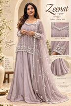 Silk Satin Lehenga Set 8