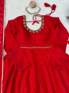 Fendi Silk Anarkali Set 8