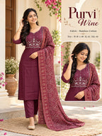 Bamboo Cotton Kurta Set 5