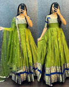 😍😍Traditional Ethnic Gown Set with Dupatta😍😍 7