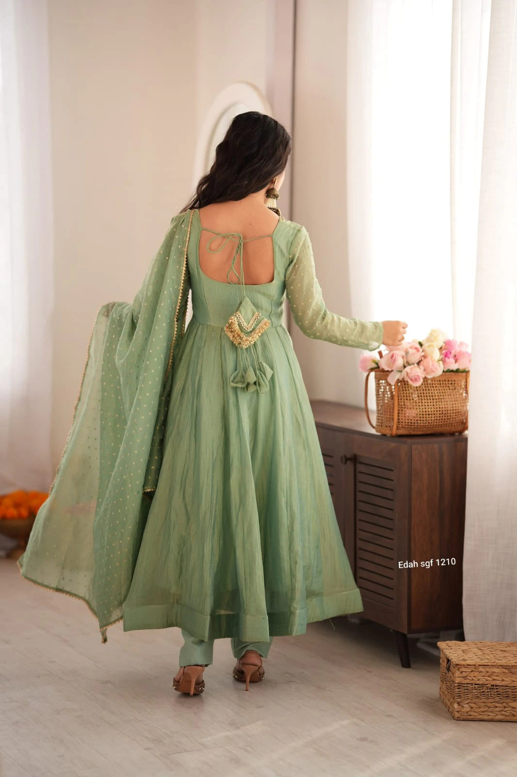 Salsa Gown with Dupatta Set 3