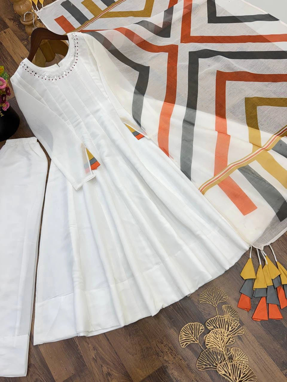 Mal Cotton Anarkali Set 7