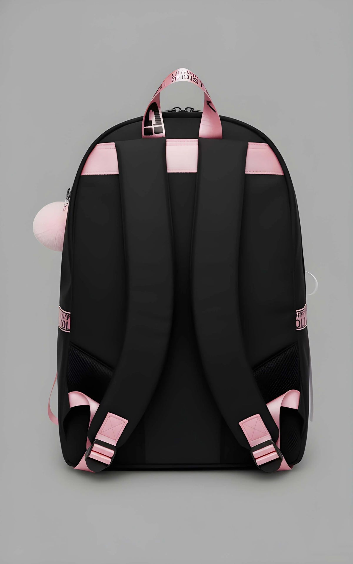 Latest Trendy Women’s Pink Backpack | Lightweight & Durable PU Leather School/College Bag|Adjustable 5