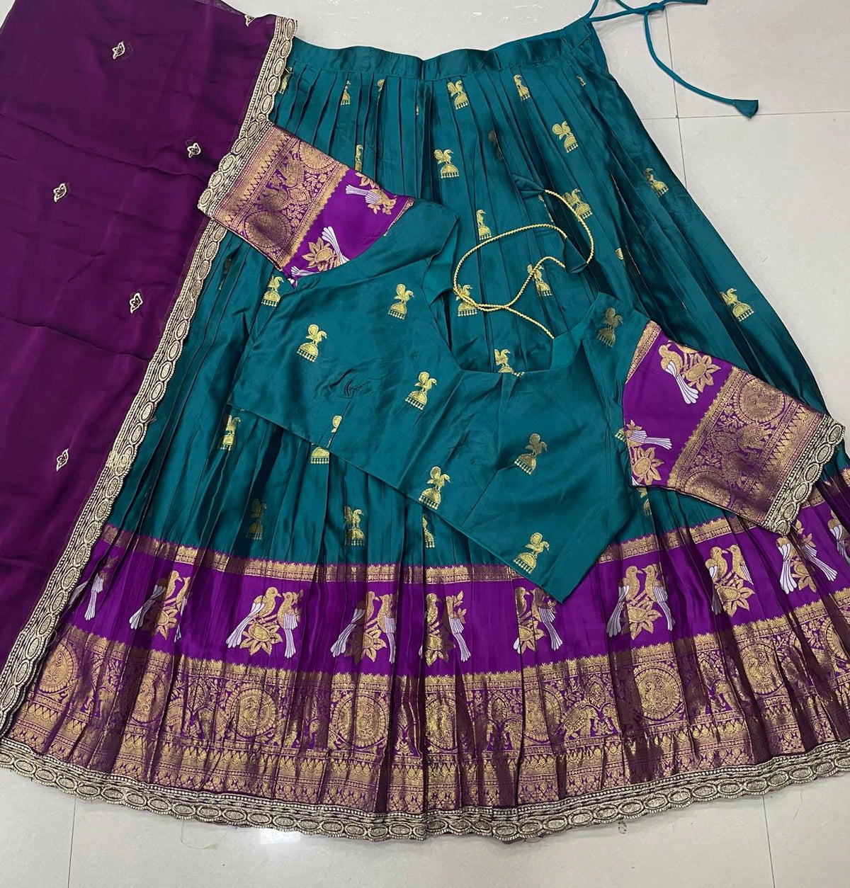 Kanjiveram Silk Lehenga Set 2