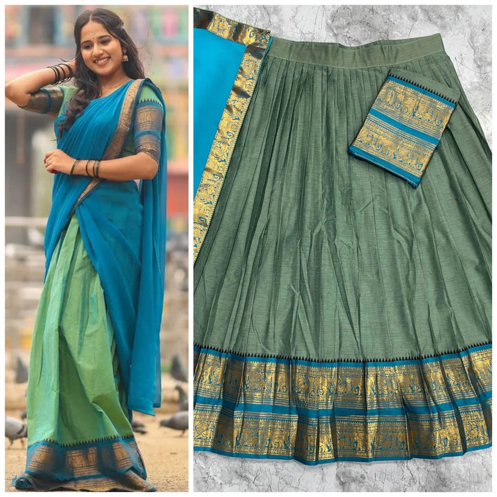 Kanci Cotton Silk Lehenga Set 6