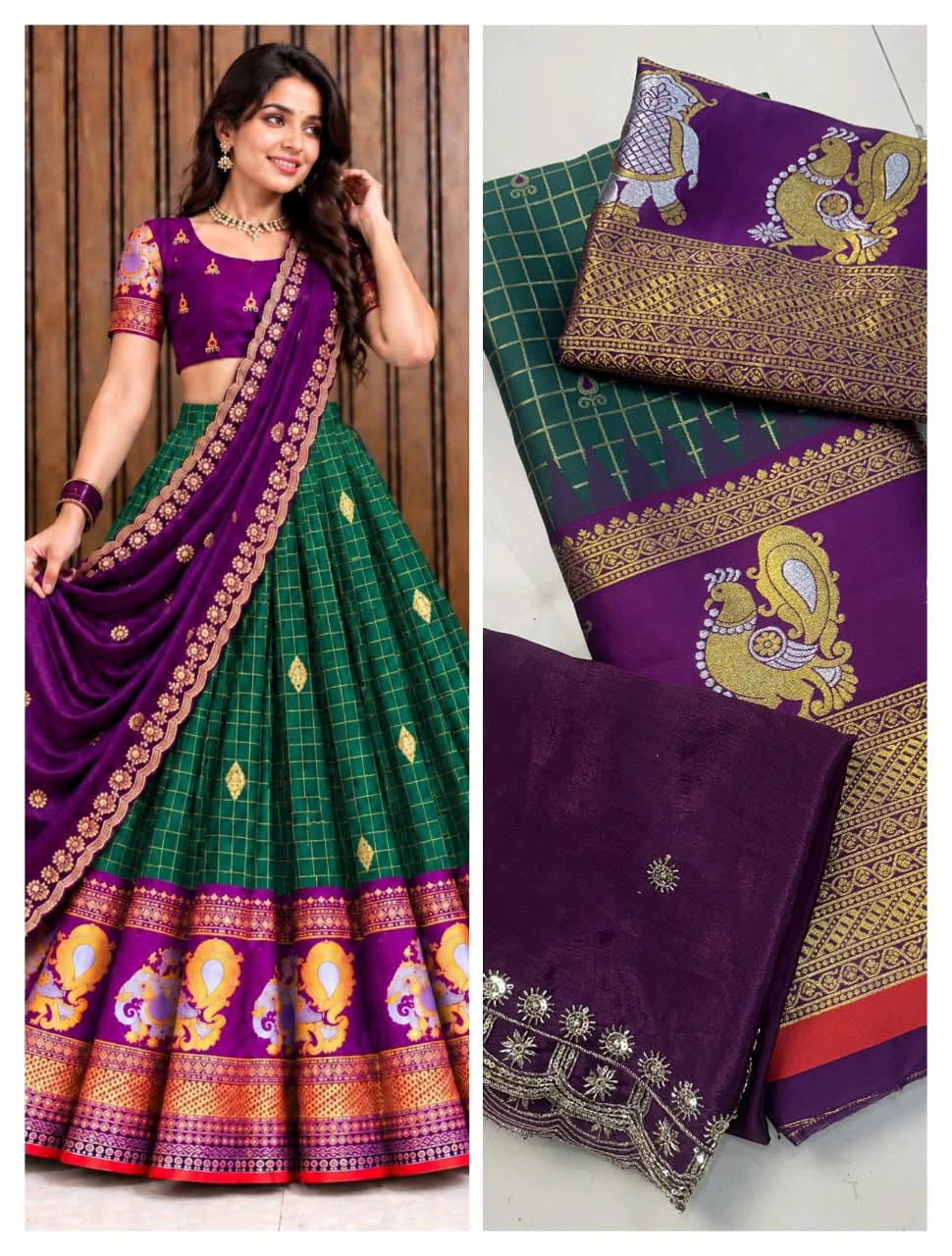 Silk Zari Lehenga 5