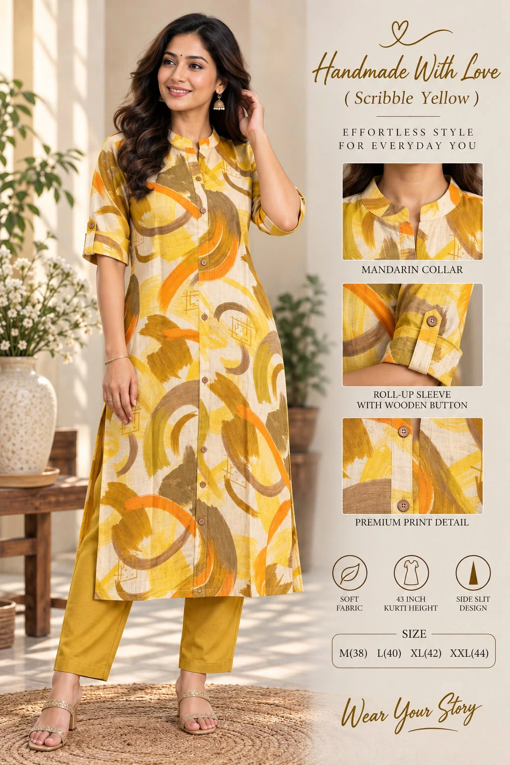 Bamboo Cotton Kurta Set 10