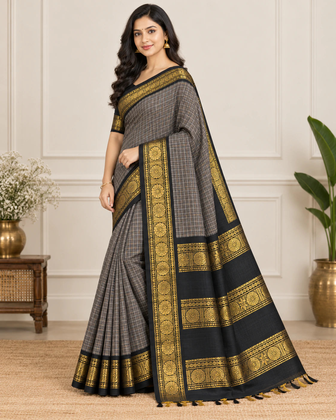 GANGA JAMUNA COTTON WITH BLOUSE 10