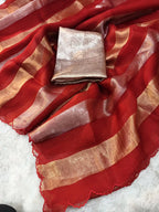 Georgette Tissue Silk Saree 7