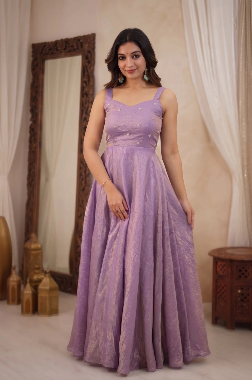 Doremon Crush Gown with Dupatta 7
