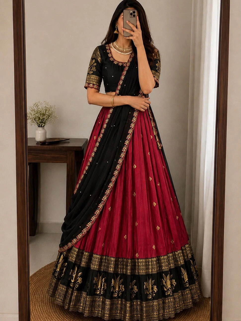 Kanjiveram Silk Lehenga Set 9