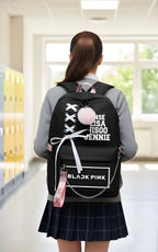 Latest Trendy Women’s Pink Backpack | Lightweight & Durable PU Leather School/College Bag|Adjustable 2