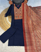 Cotton Ajrakh Print Kurta Set 4