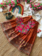 Rangoli Crush Lehenga for Girls 5
