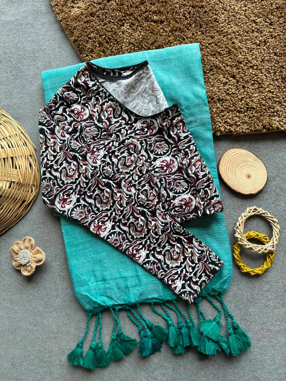 Khadi Cotton Saree Combo 3