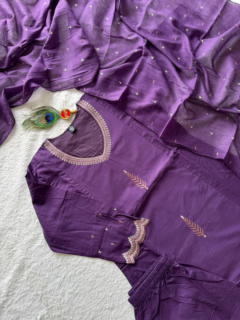 Roman Silk Kurta Set 4
