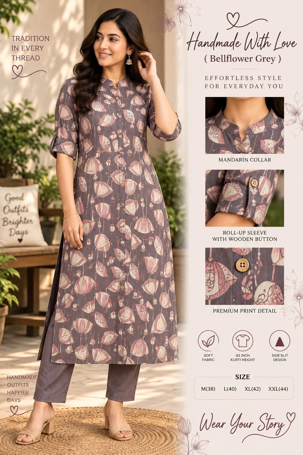 Bamboo Cotton Kurta Set 1