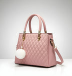 Stylish Ladies PU Leather Shoulder Handbag Premium Fashion Tote Bag with Spacious Multi-Compartment 1