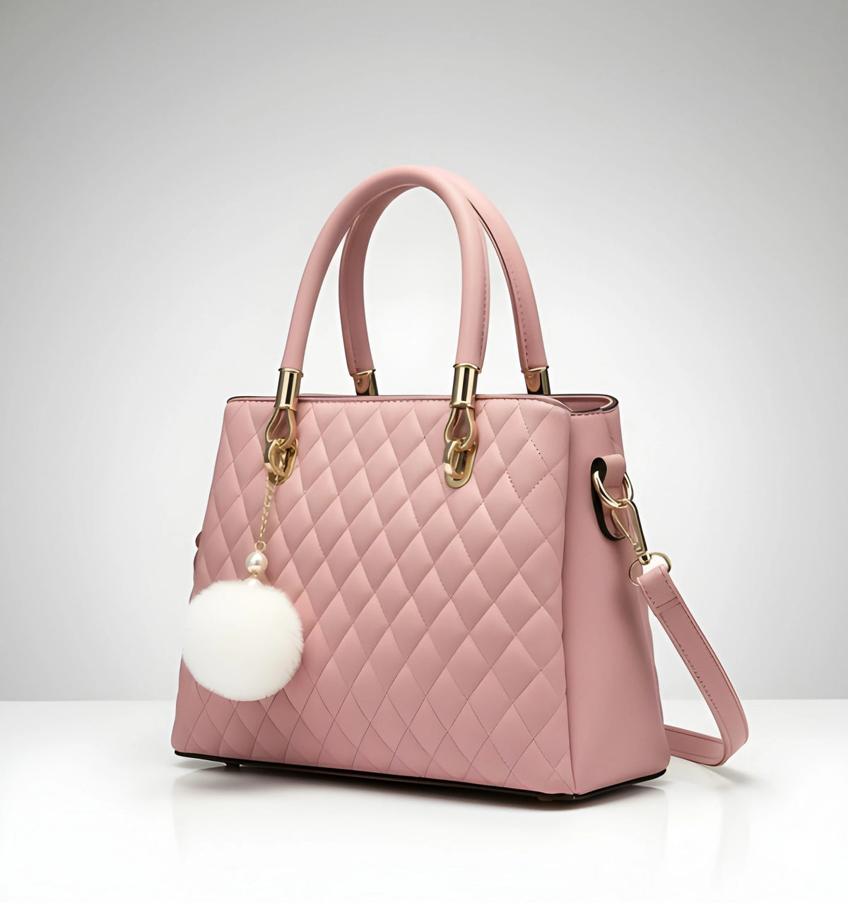 Stylish Ladies PU Leather Shoulder Handbag Premium Fashion Tote Bag with Spacious Multi-Compartment 1