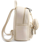 Latest Trendy Women’s Pink Backpack | Lightweight & Durable PU Leather School/College Bag|Adjustable 8