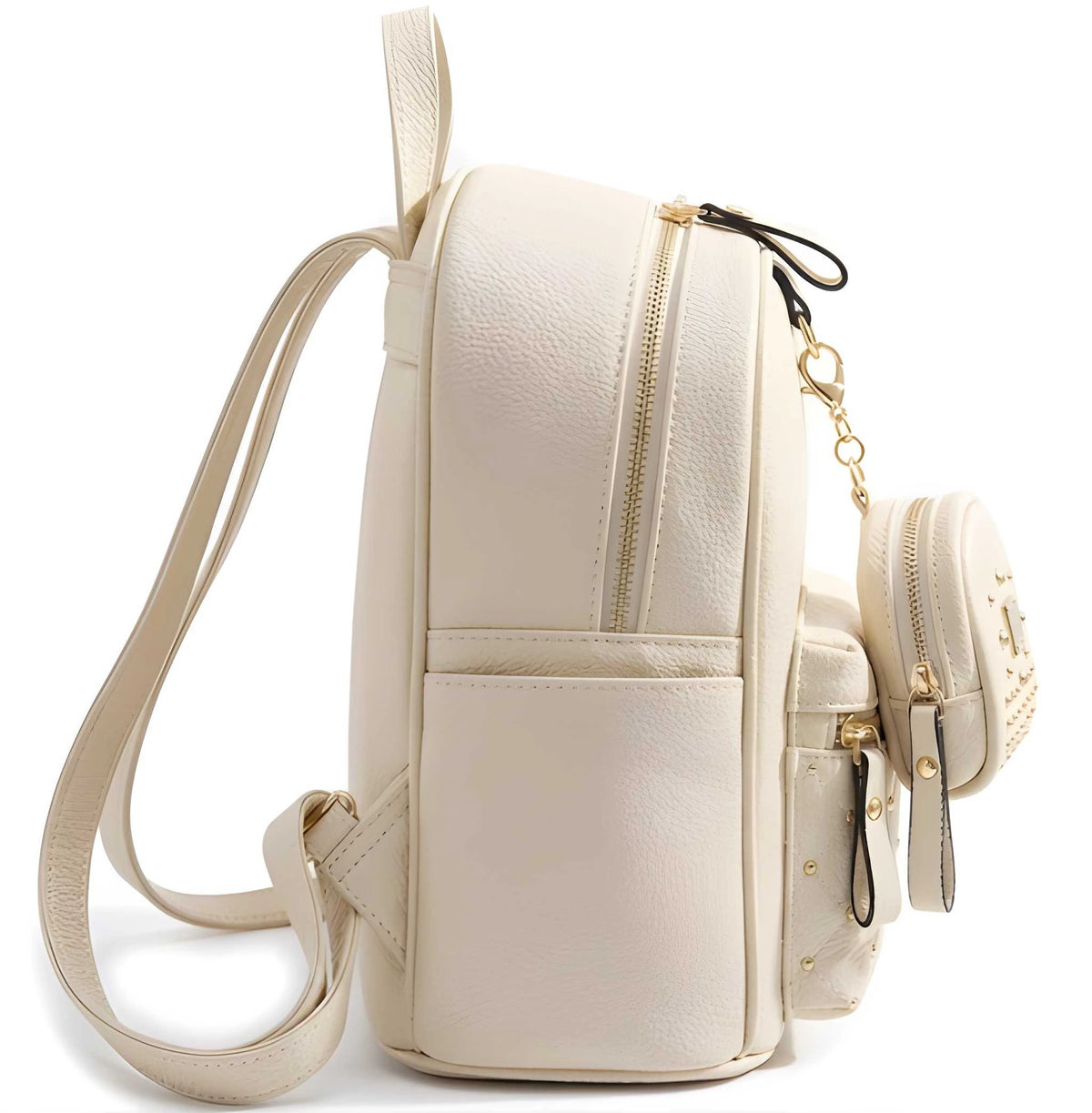 Latest Trendy Women’s Pink Backpack | Lightweight & Durable PU Leather School/College Bag|Adjustable 8
