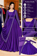 Rangoli Embroidery Anarkali Suit 5